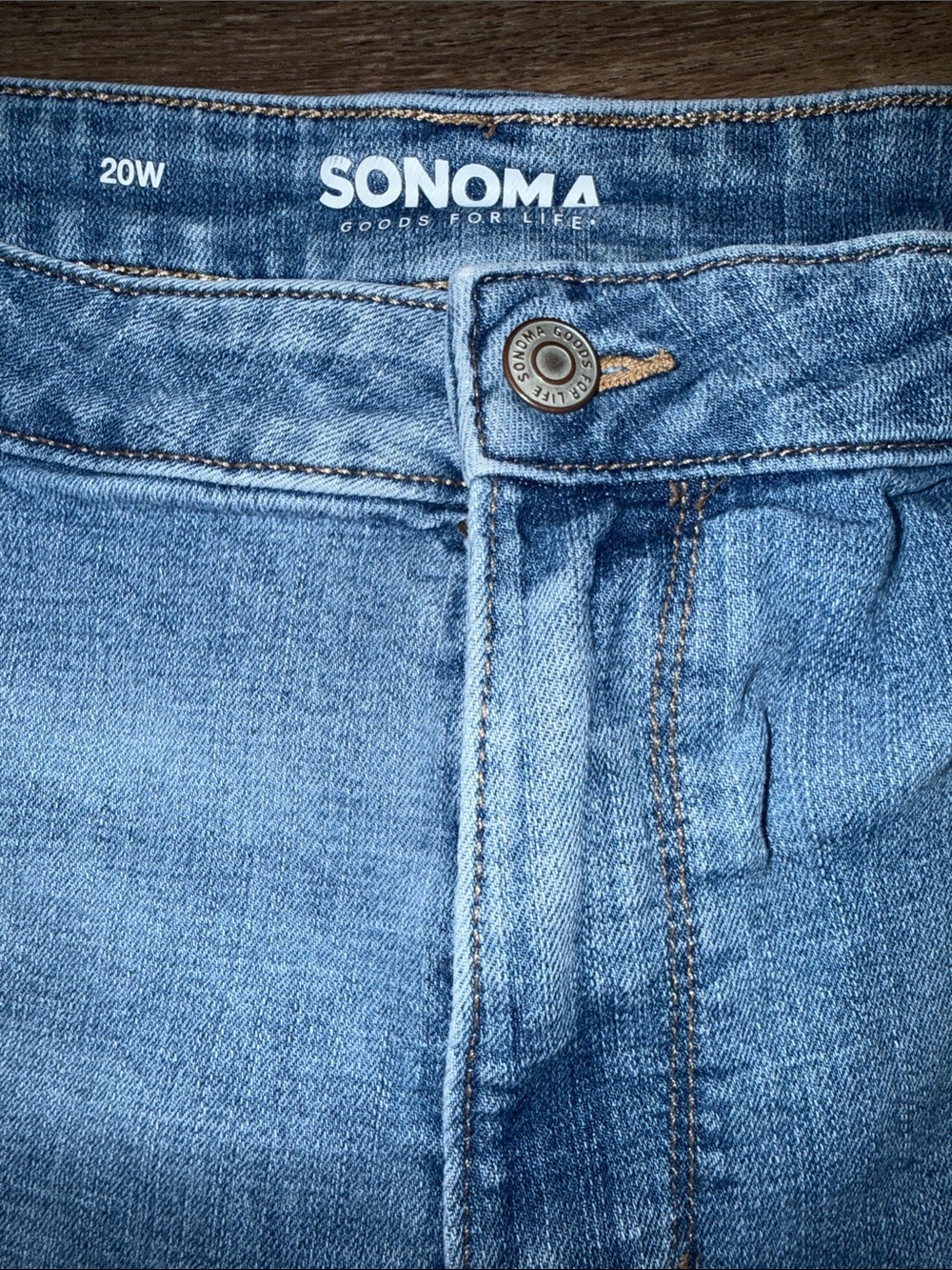Sonoma Light Wash Denim Shorts - Picture 6 of 7